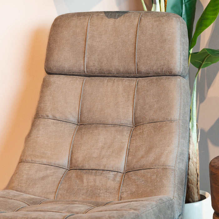 Draaifauteuil Alvar | Taupe Micro Suède