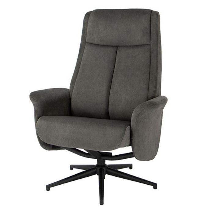 Relaxfauteuil Bergen | Antraciet Cosmo