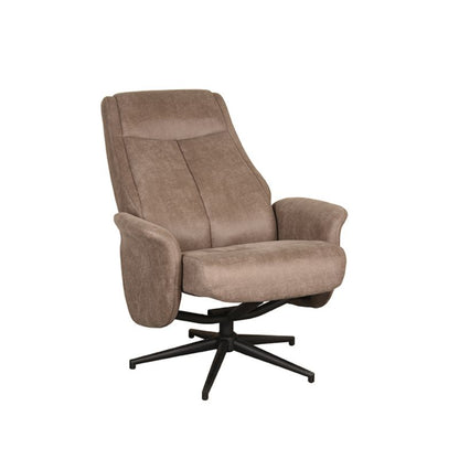 Relaxfauteuil Bergen | Taupe Micro Suede