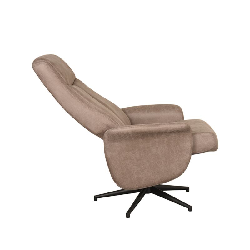 Relaxfauteuil Bergen | Taupe Micro Suede