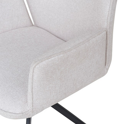 Eetkamerstoel Revi | Naturel Stof