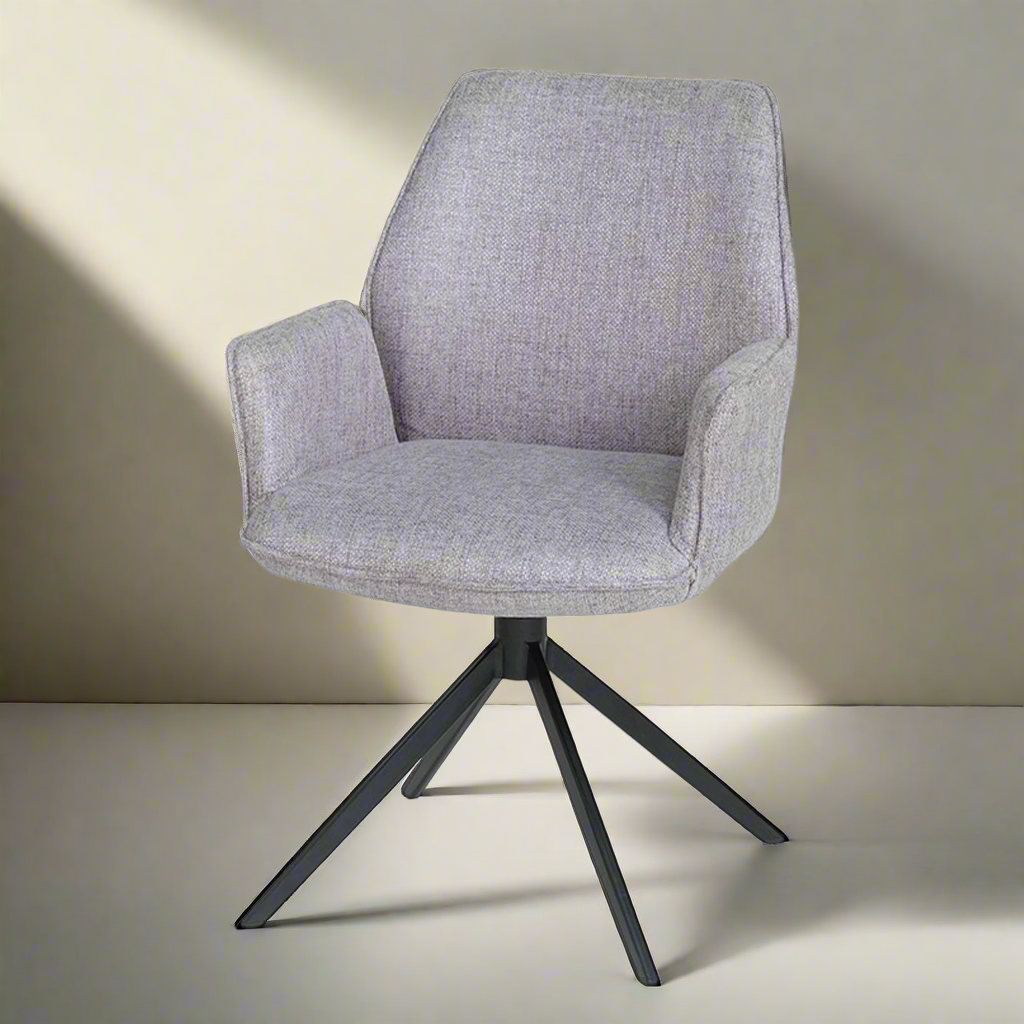 Eetkamerstoel Revi | Grijs Stof