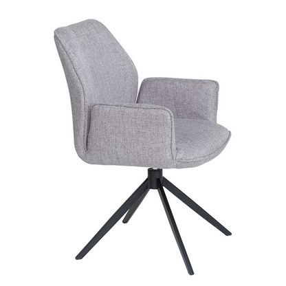 Eetkamerstoel Revi | Grijs Stof