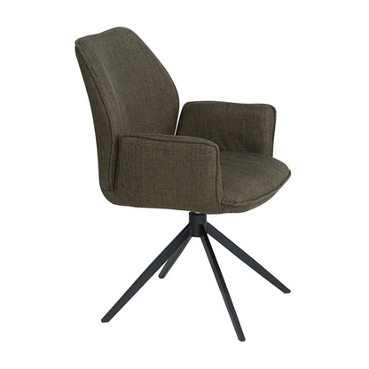Eetkamerstoel Revi | Groen Stof