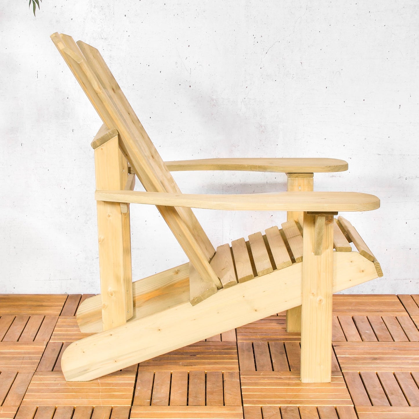Loungestoel Canadian | Naturel Dennenhout