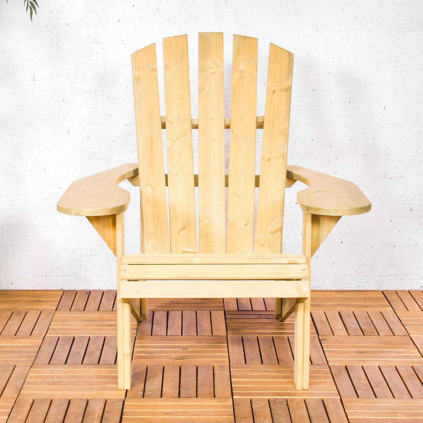 Loungestoel Canadian | Naturel Dennenhout