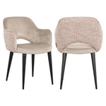 Eetkamerstoel Giovanna | Beige Stof