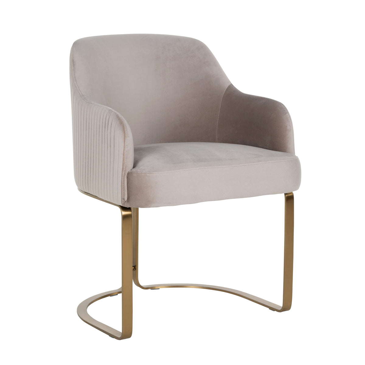 Eetkamerstoel Hadley | Grijs Velvet