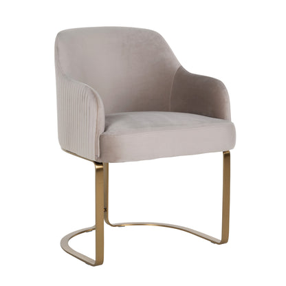 Eetkamerstoel Hadley | Grijs Velvet