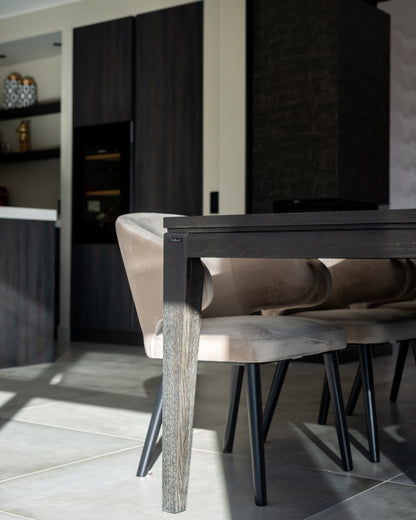 Barstoel Indigo | Kookeiland of Bartafel | Khaki Velvet