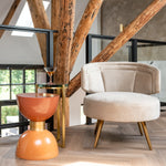 Fauteuil Hazel | Beige Velvet