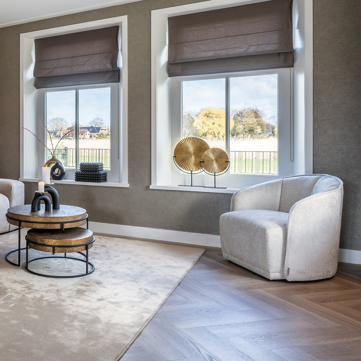 Fauteuil Maryse | Witte Stof