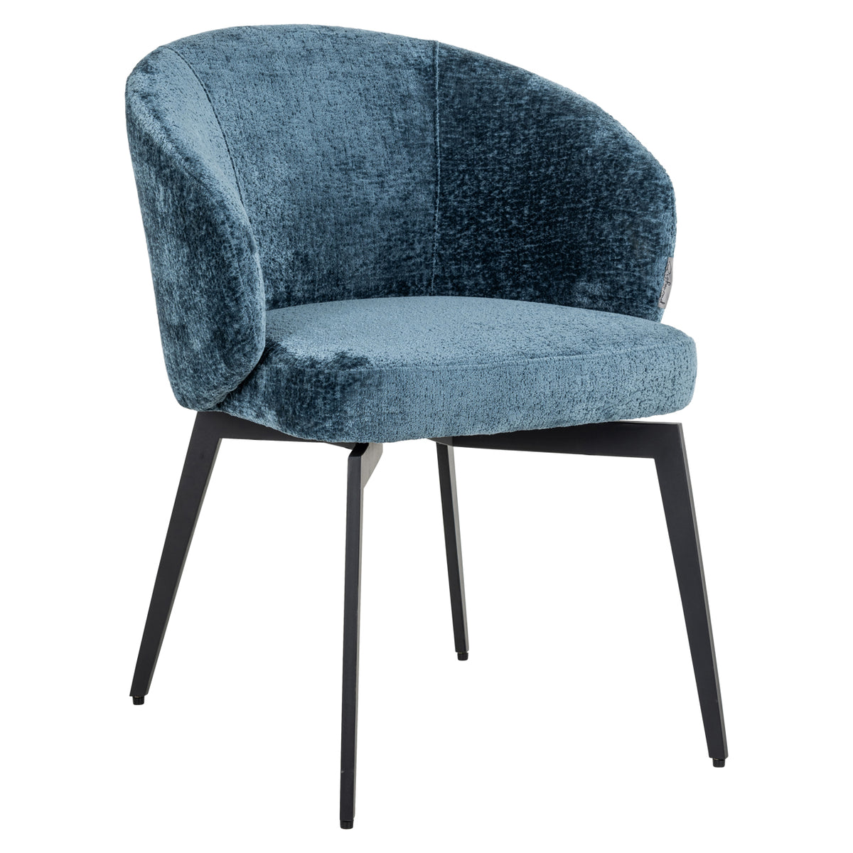 Eetkamerstoel Amphara | Blue Chenille