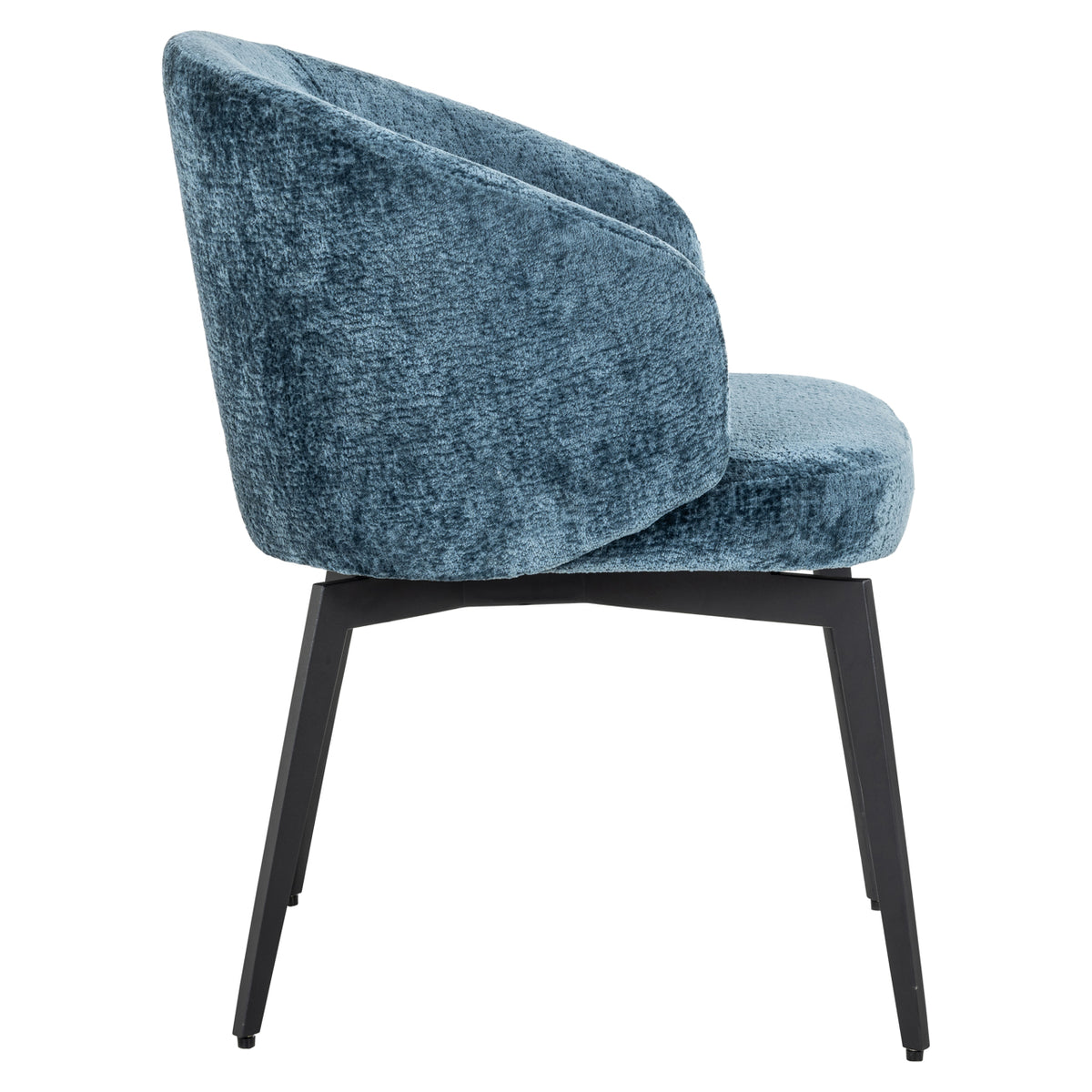 Eetkamerstoel Amphara | Blue Chenille