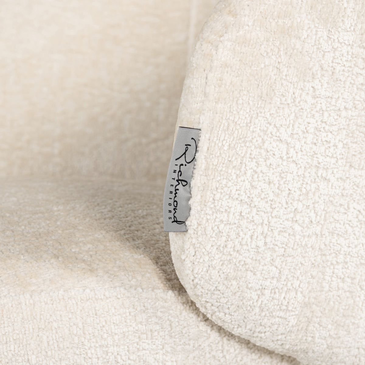 Eetkamerstoel Amphara | White Chenille