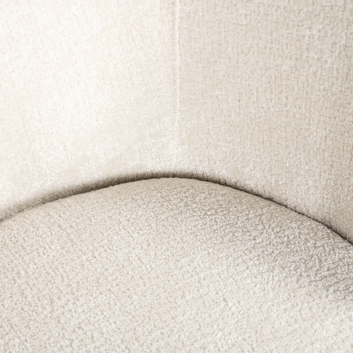 Eetkamerstoel Amphara | White Chenille