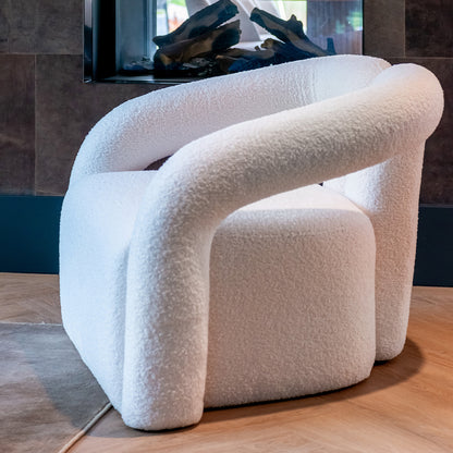 Fauteuil Dana | Wit Stof