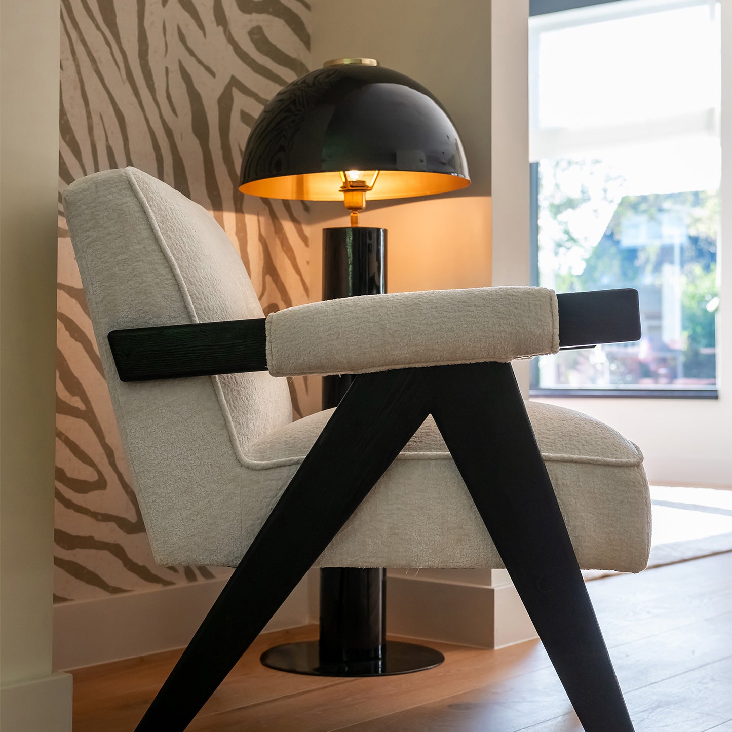 Fauteuil Cooper | Wit Stof