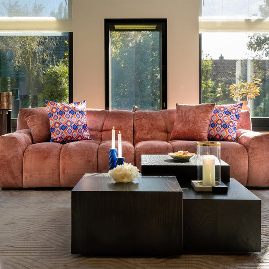 Bank Charelle | Roze Stof