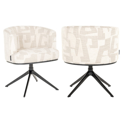 Eetkamerstoel Cheyenne | Beige Stof