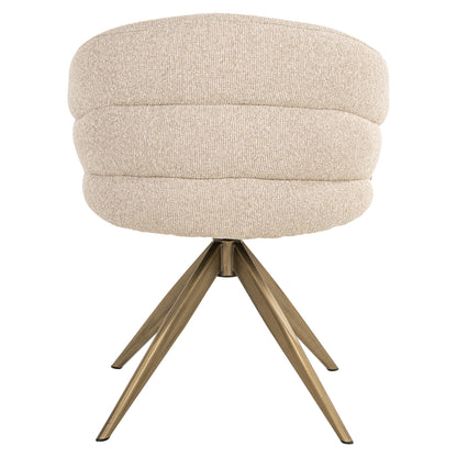 Eetkamerstoel Zendaya | Beige Stof