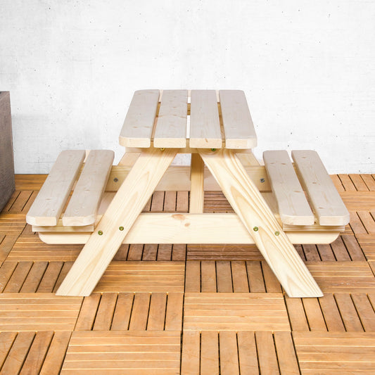 Kinderpicknicktafel Jimmy | Naturel Dennenhout