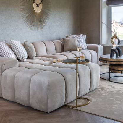 Hoekbank Cube | Khaki Velvet