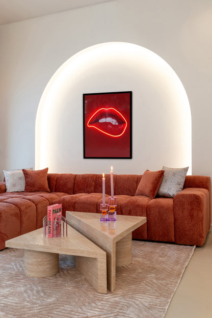 Salontafel Fictus beige travertin