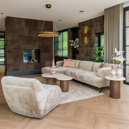 Bank Donovan | Taupe Stof