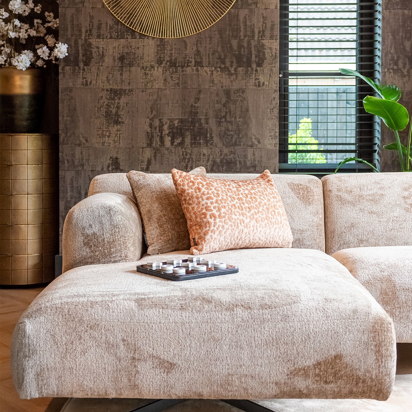 Bank Donovan | Taupe Stof