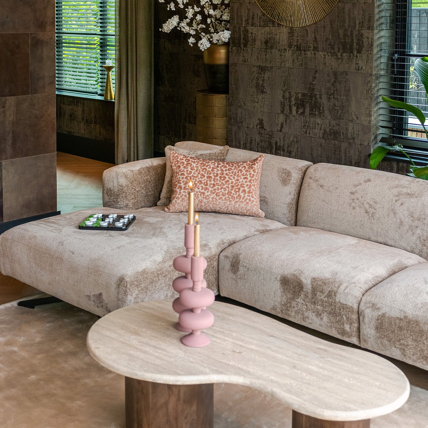 Bank Donovan | Taupe Stof