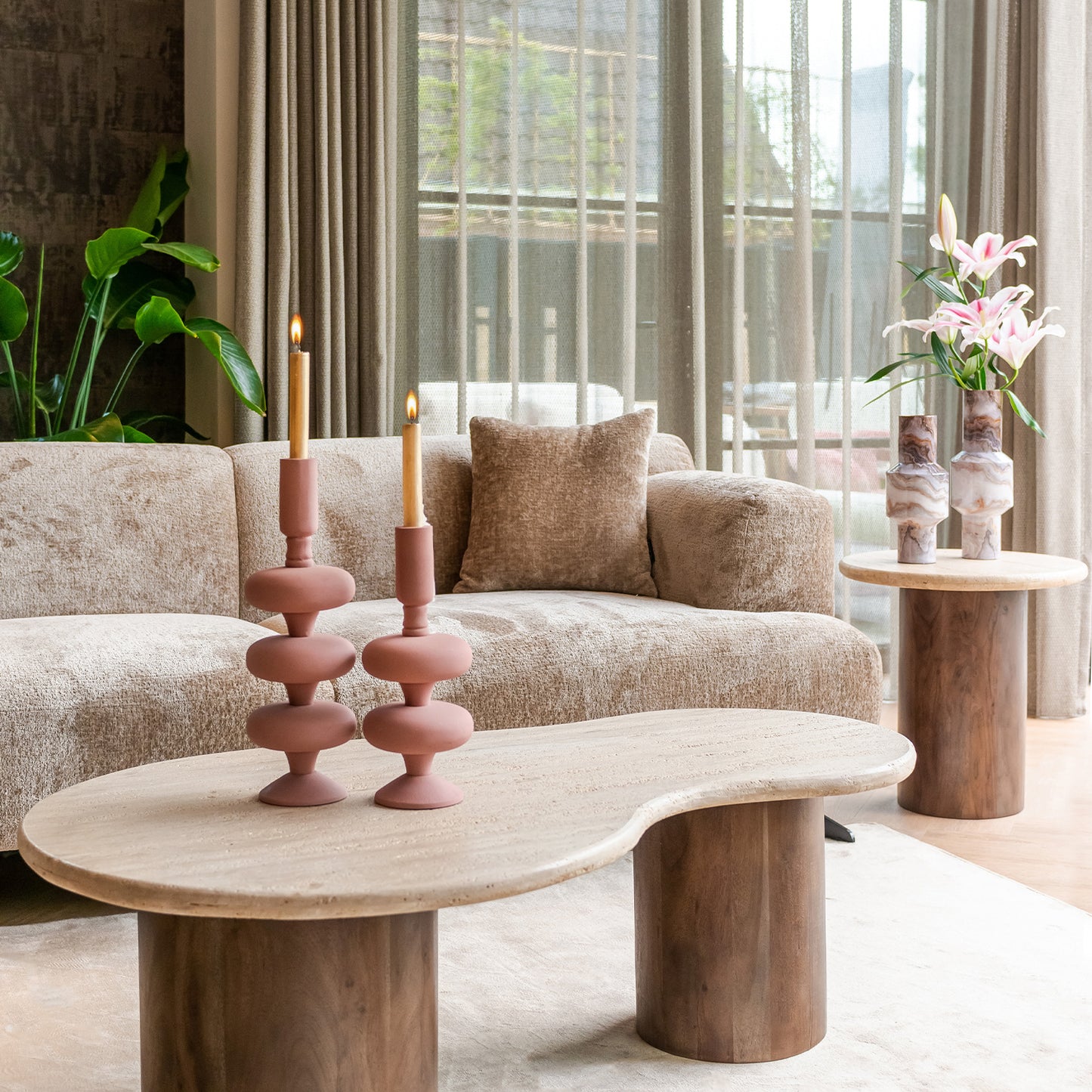 Bank Donovan | Taupe Stof