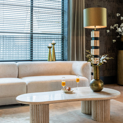 Bank Davina | Wit Stof