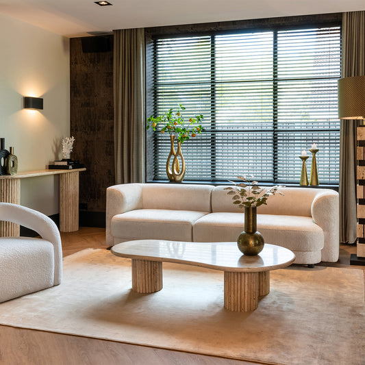 Bank Davina | Wit Stof