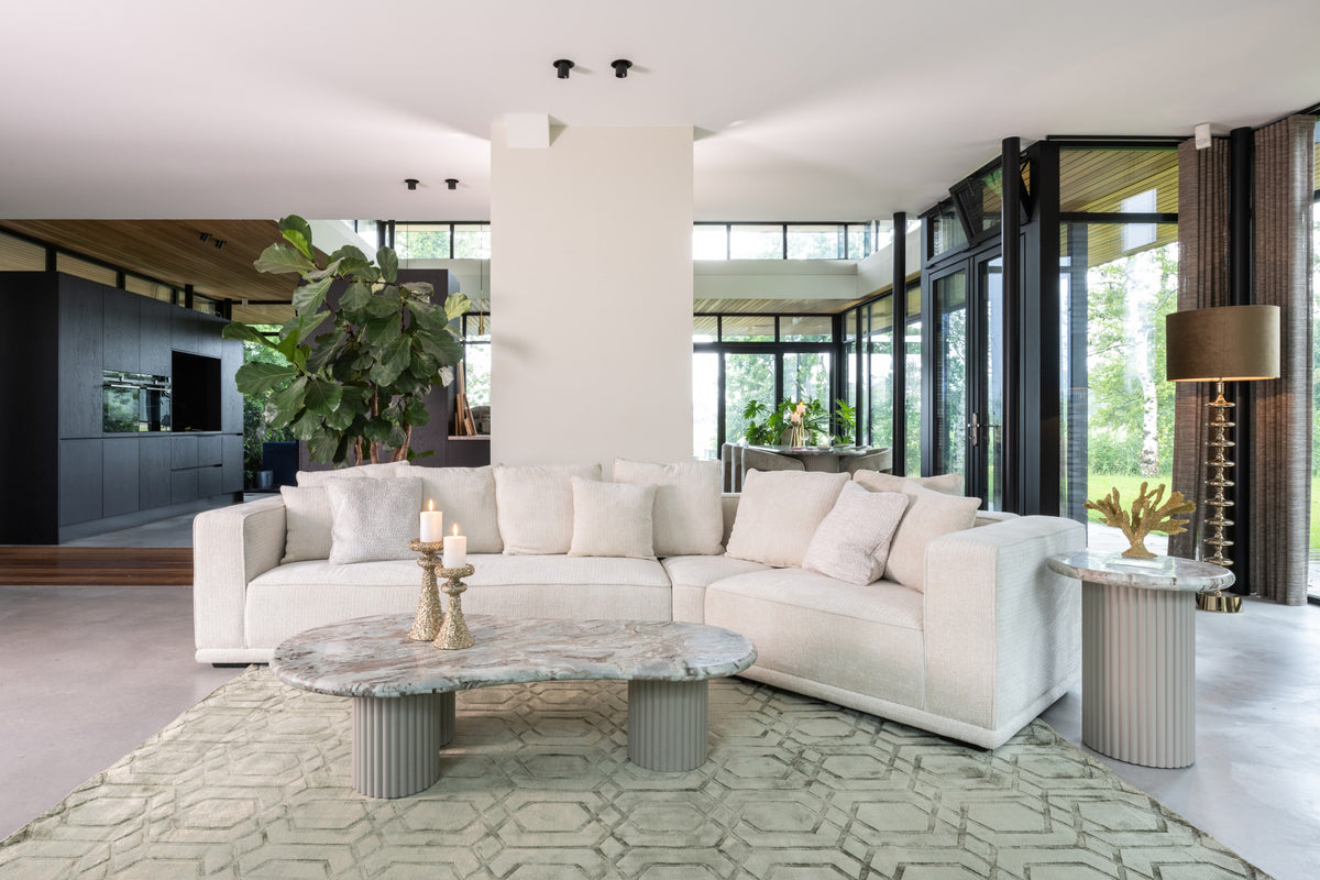 Salontafel Coronel beige mdf in een interieur