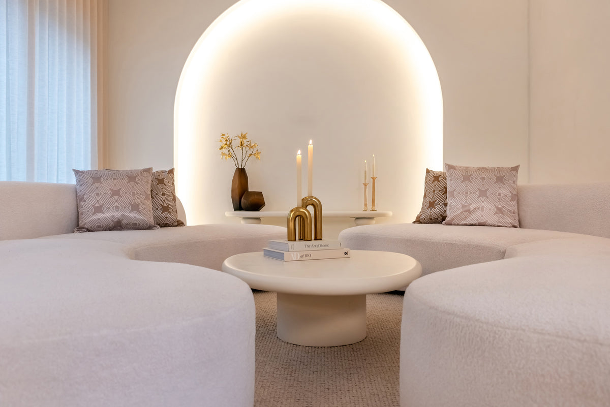 Salontafel Bloomstone wit mdf