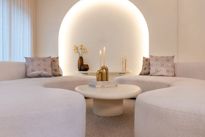 Salontafel Bloomstone wit mdf