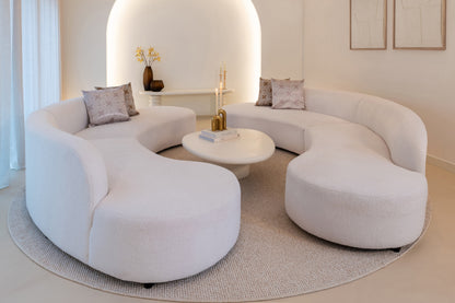 Salontafel Bloomstone wit mdf in een interieur