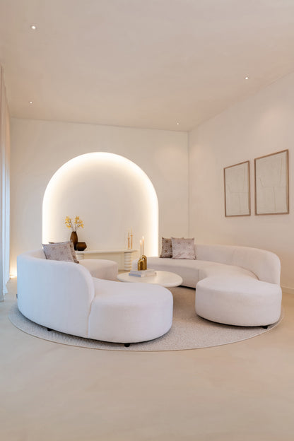 Salontafel Bloomstone wit mdf in een interieur