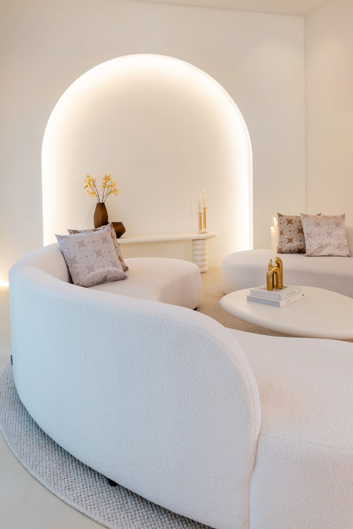 Salontafel Bloomstone wit mdf
