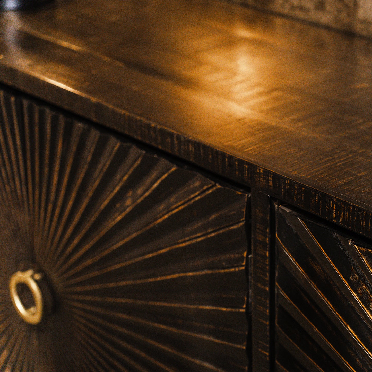 Dressoir Serina | Zwart Metaal