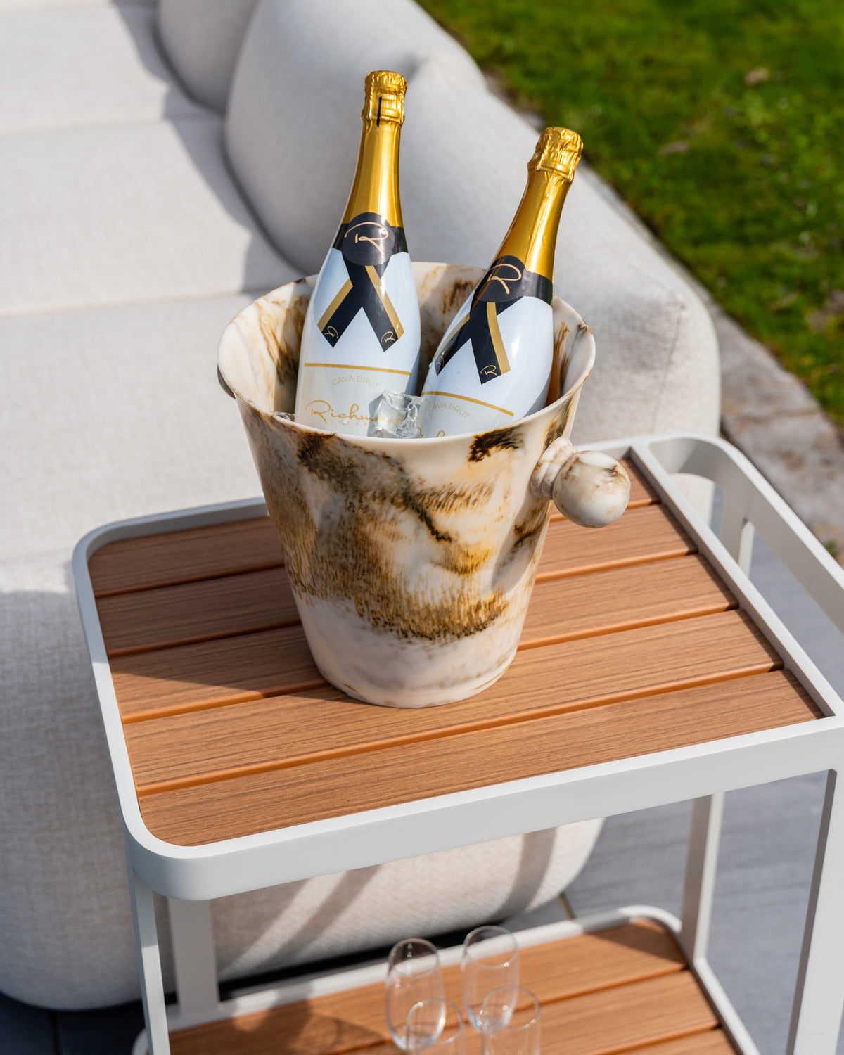 Tuin Spritz beige aluminium