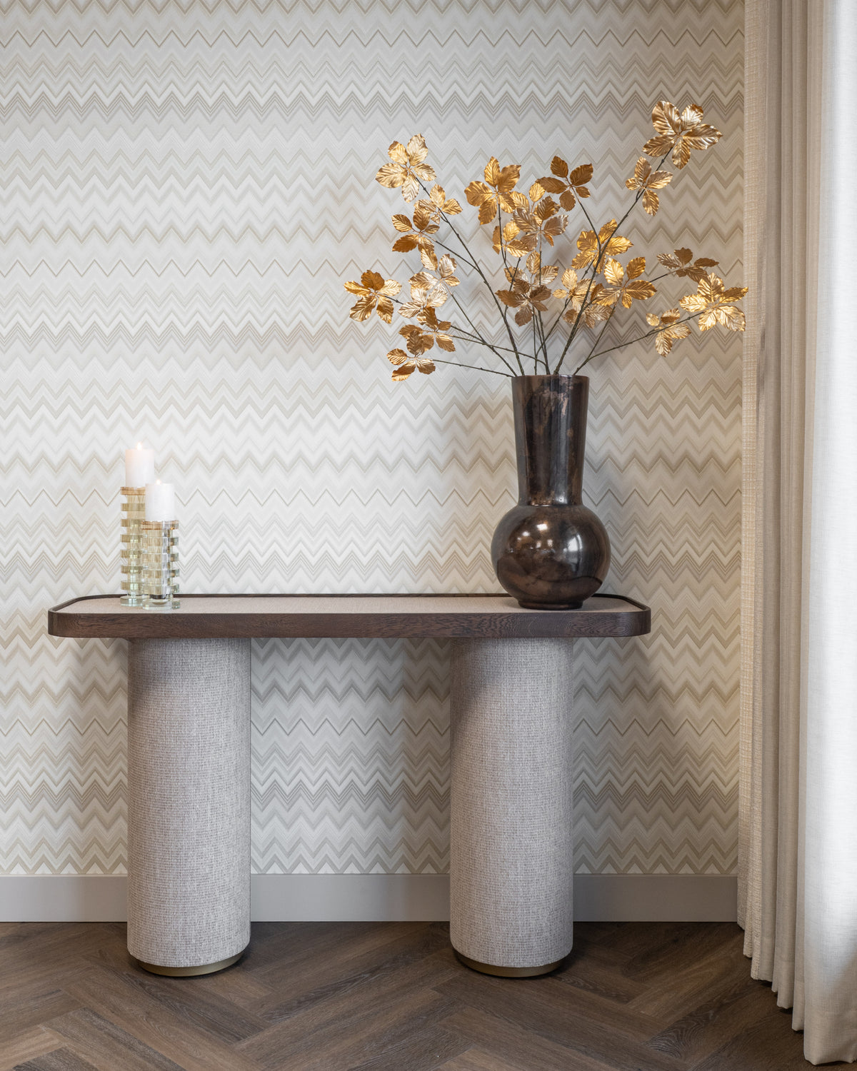 Sidetable Willox beige eikenhout