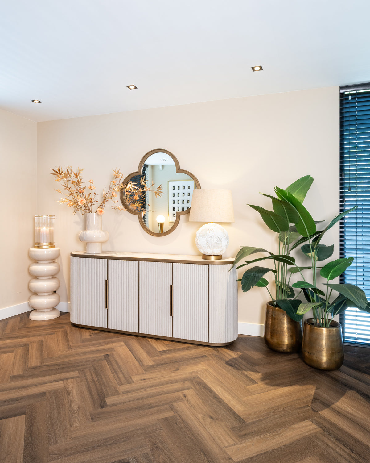 Dressoir Tivoli wit eiken fineer
