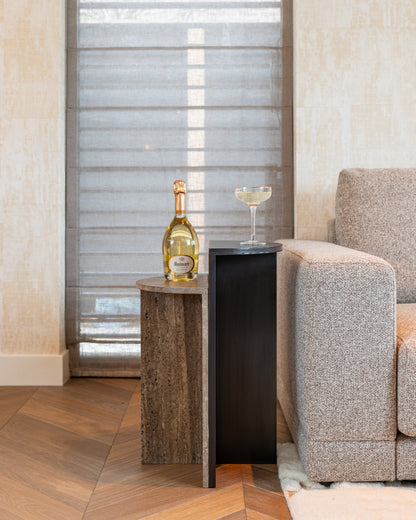Bijzettafel Russo bruin mdf