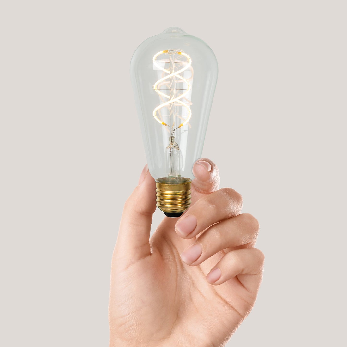 Lichtbron ST64 | LED Dimbaar | Filament Bol Ø6,4 | Glas