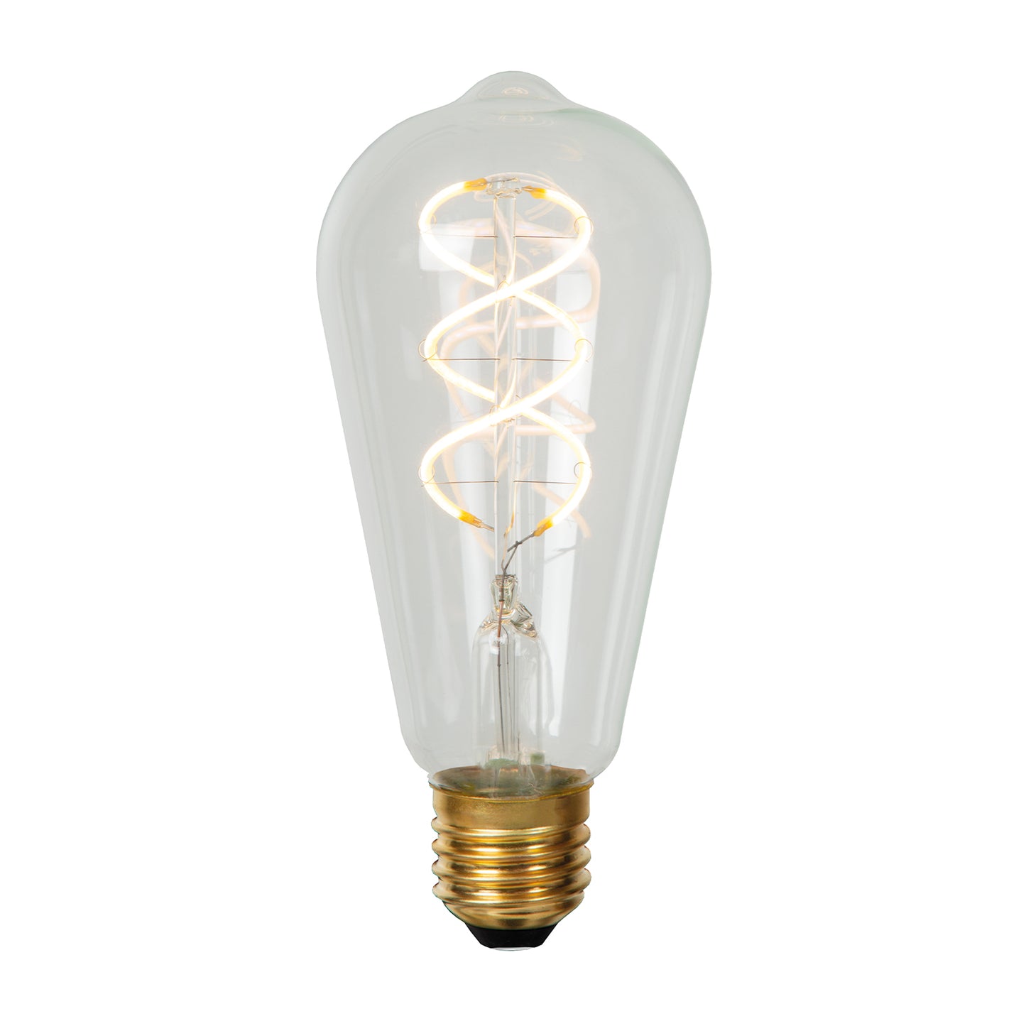 Lichtbron ST64 | LED Dimbaar | Filament Bol Ø6,4 | Transparant Glas