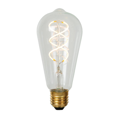 Lichtbron ST64 | LED Dimbaar | Filament Bol Ø6,4 | Glas