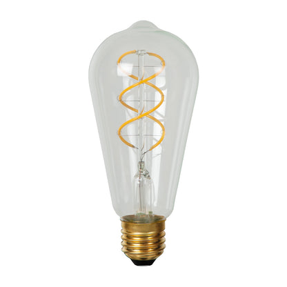 Lichtbron ST64 | LED Dimbaar | Filament Bol Ø6,4 | Glas