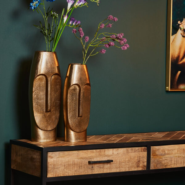 Vaas Liv | Goud Aluminium